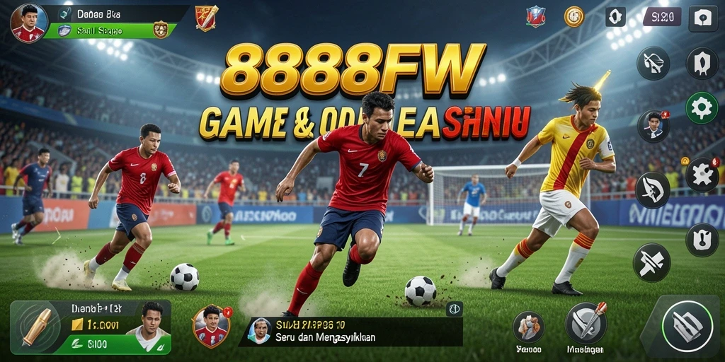 Screenshot gameplay seru dari 888FW menampilkan aksi olahraga yang menarik.