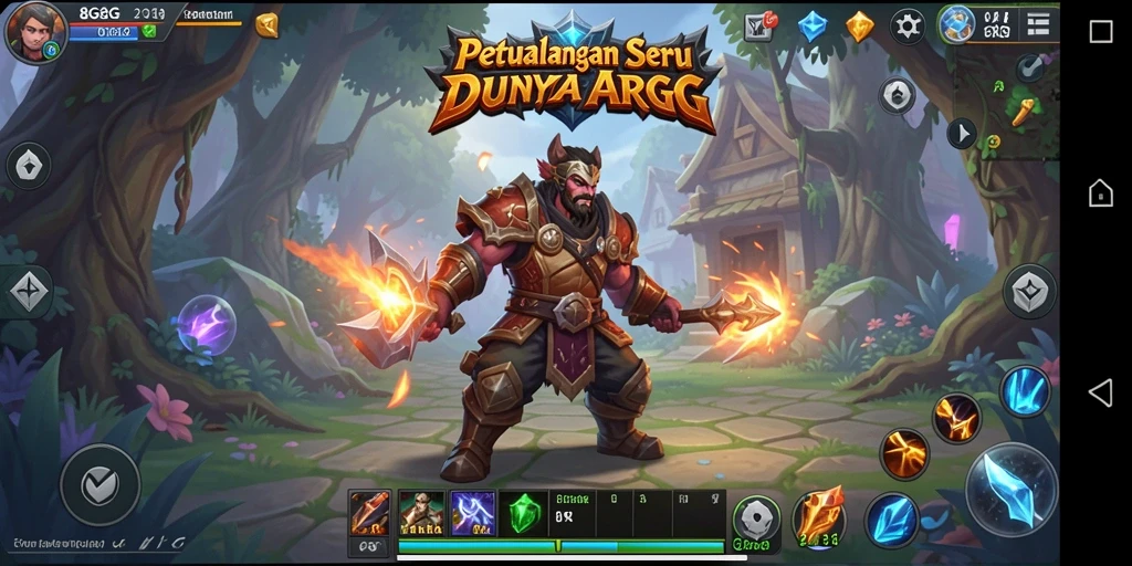 Tampilan gameplay seru dari 8G8G dalam dunia ARPG.