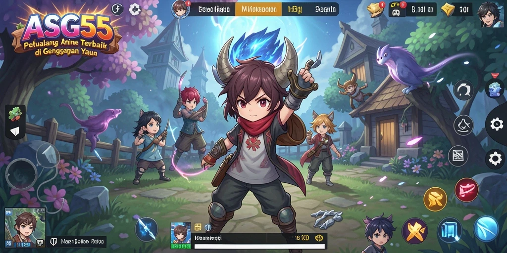 Gameplay menegangkan dengan karakter Anime yang menarik dari ASG55.