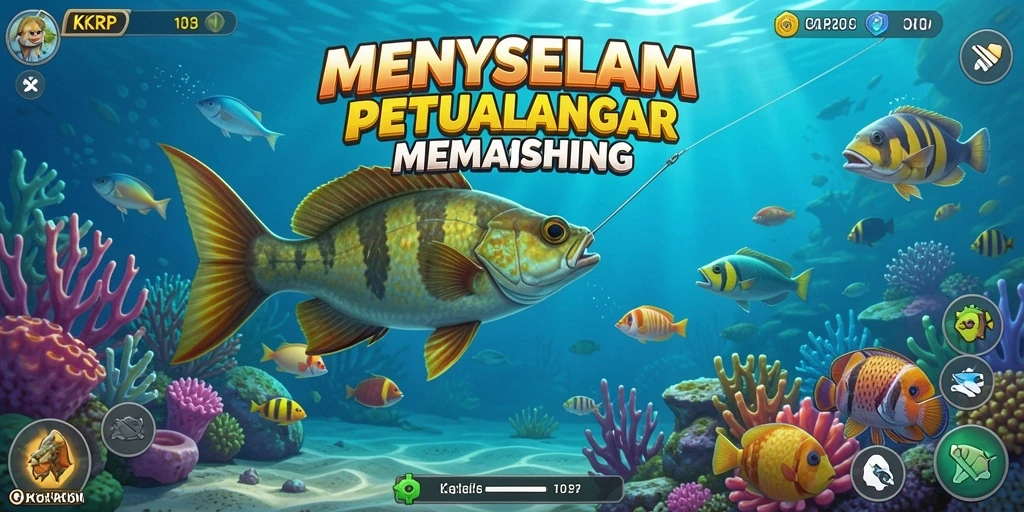 Tangkapan ikan yang menarik dalam gameplay KKRP.