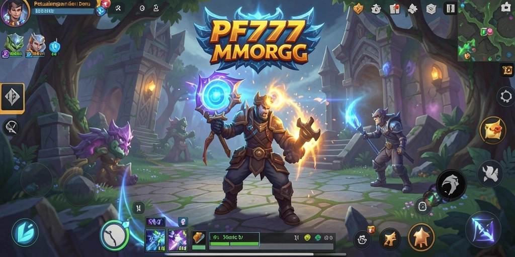 Screenshot gameplay PF777 menampilkan aksi seru dalam petualangan MMORPG.