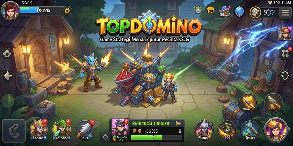Tangkapan layar gameplay <strong>TOPDOMINO</strong> yang menunjukkan strategi mendebarkan.