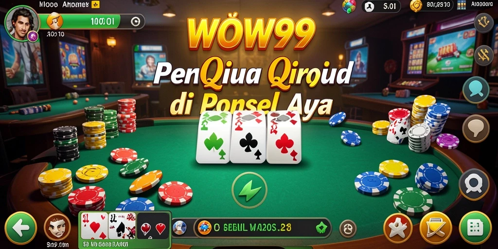 Tampilan utama gameplay QiuQiu WOW99 dengan antarmuka yang ramah pengguna.